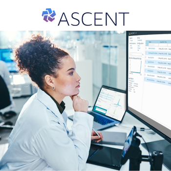 Woman in front of screen