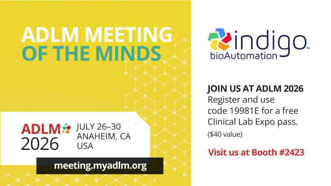 Indigo BioAutomation at ADLM 2026: Looking Beyond The Batch